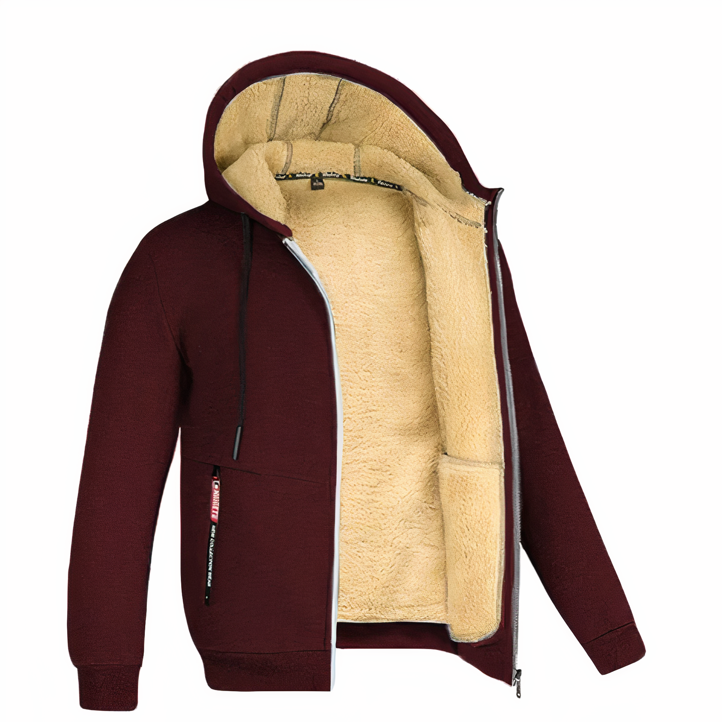 Men's Hooded Zip-Up Jacket - Vonnera