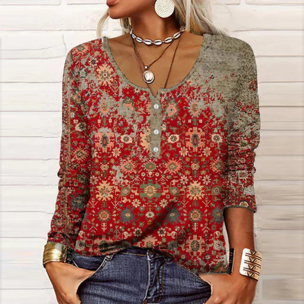 Women's Elegant Blouse Refined Style - Vonnera