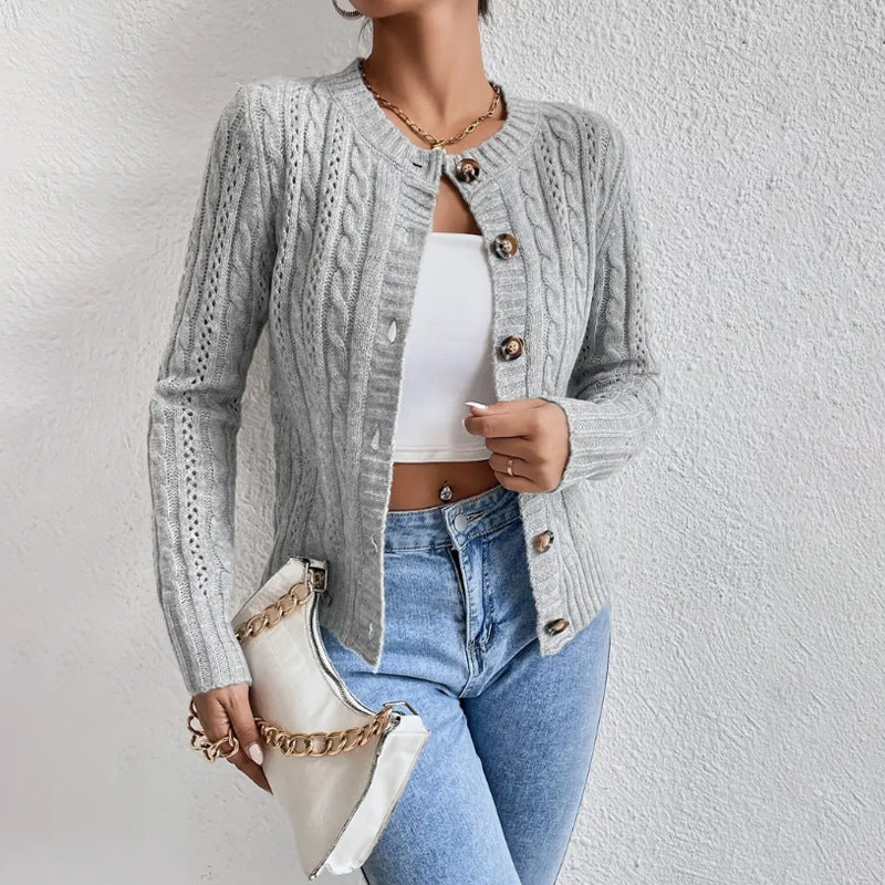 Women's Button Down Cardigan - Vonnera