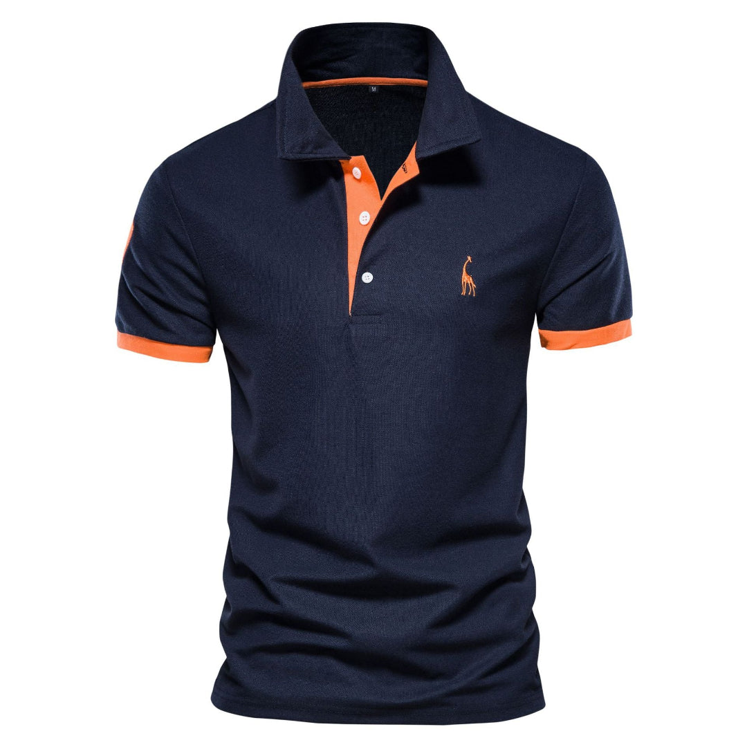 Men's Slim Fit Short Sleeve Polo Shirt - Vonnera