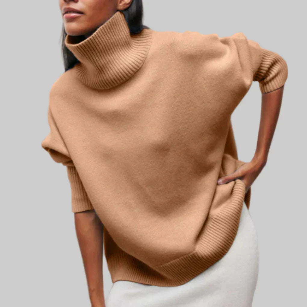 Women's Turtleneck Sweater Winter Knit
