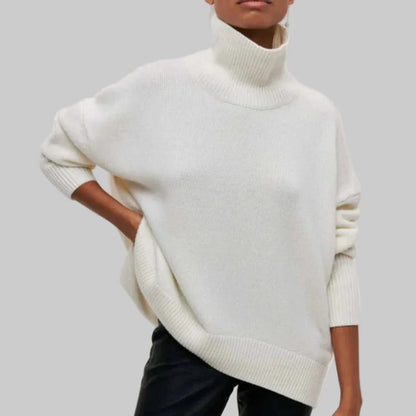 Women's Turtleneck Sweater Knit Winter Layer
