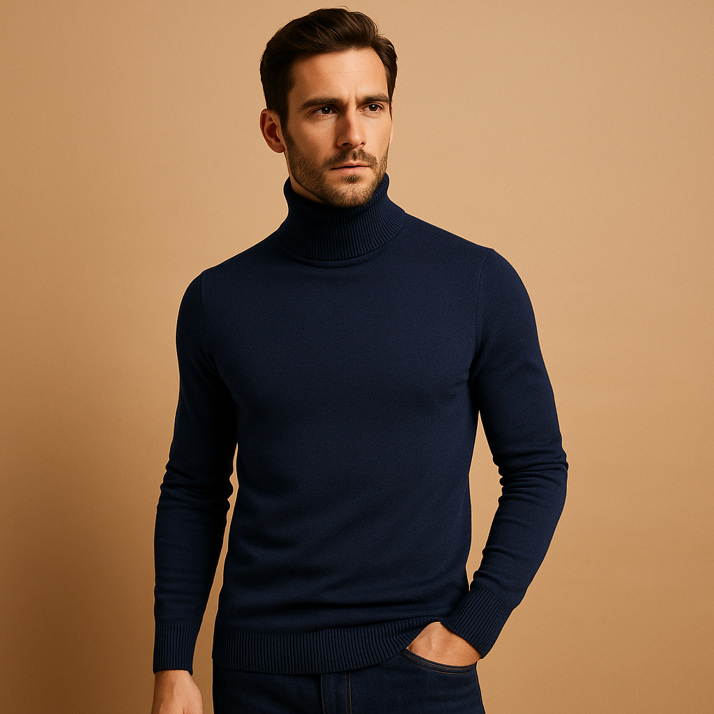 Men's Turtleneck Sweater - Vonnera