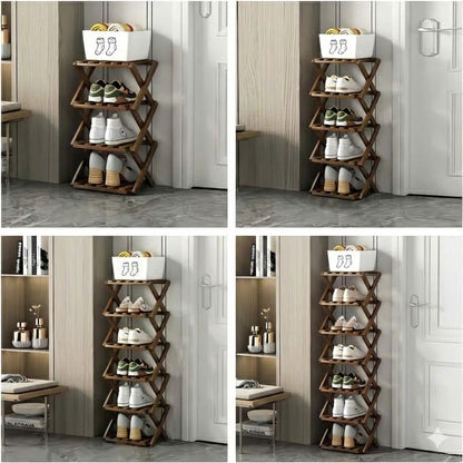 Bamboo 9 Tier Storage Rack No Assembly Required