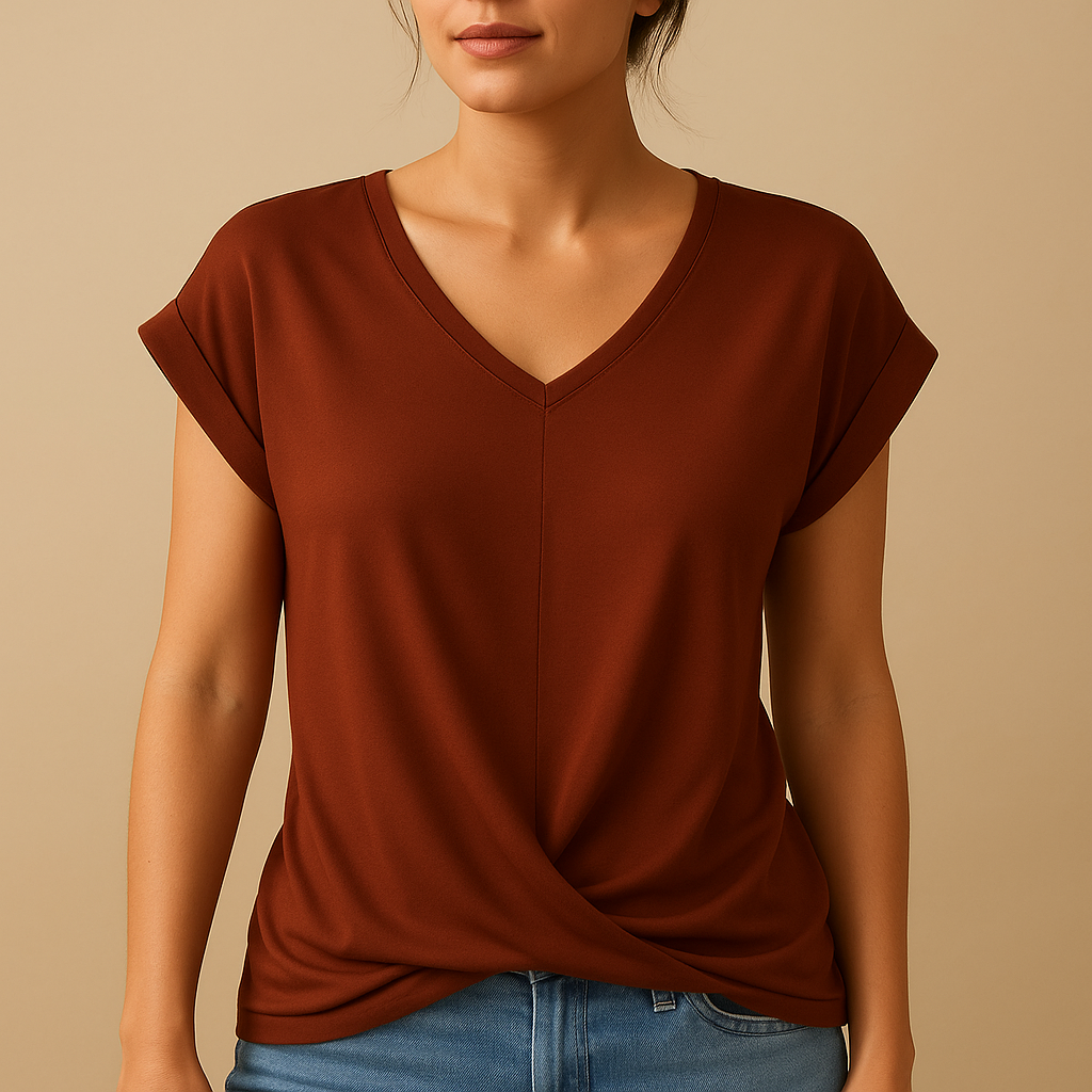 Women V-Neck Blouse