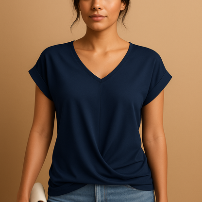 Women V-Neck Blouse