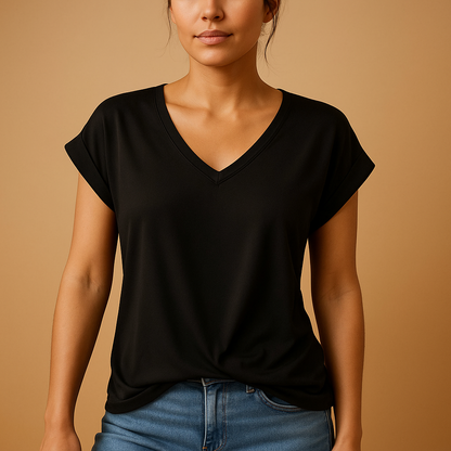 Women V-Neck Blouse