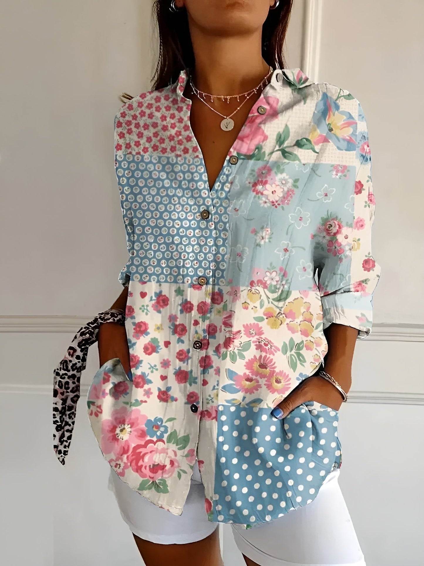 Women's Blouse Whimsical Print