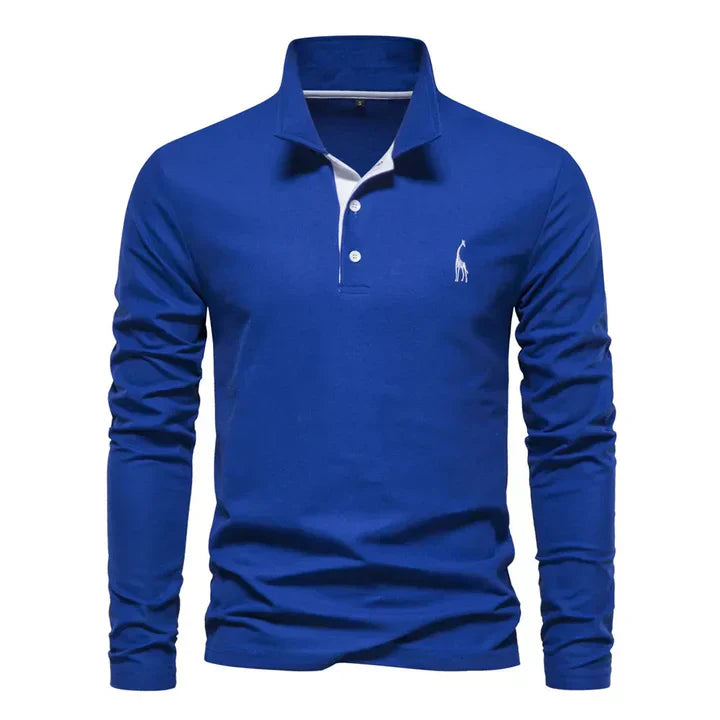 Men's Long-Sleeved Polo Shirt