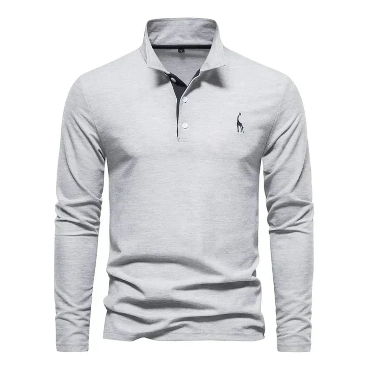 Men's Long-Sleeved Polo Shirt