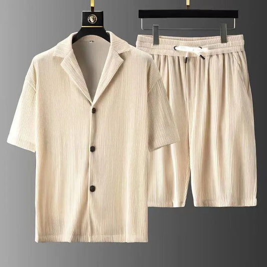 Almeria Corduroy Summer Pants Set - Vonnera