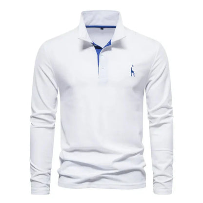 Men's Long-Sleeved Polo Shirt