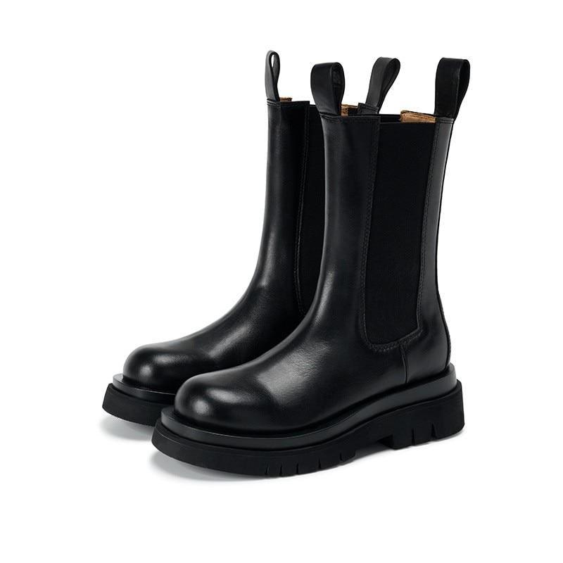 Classic Leather Boots - Vonnera