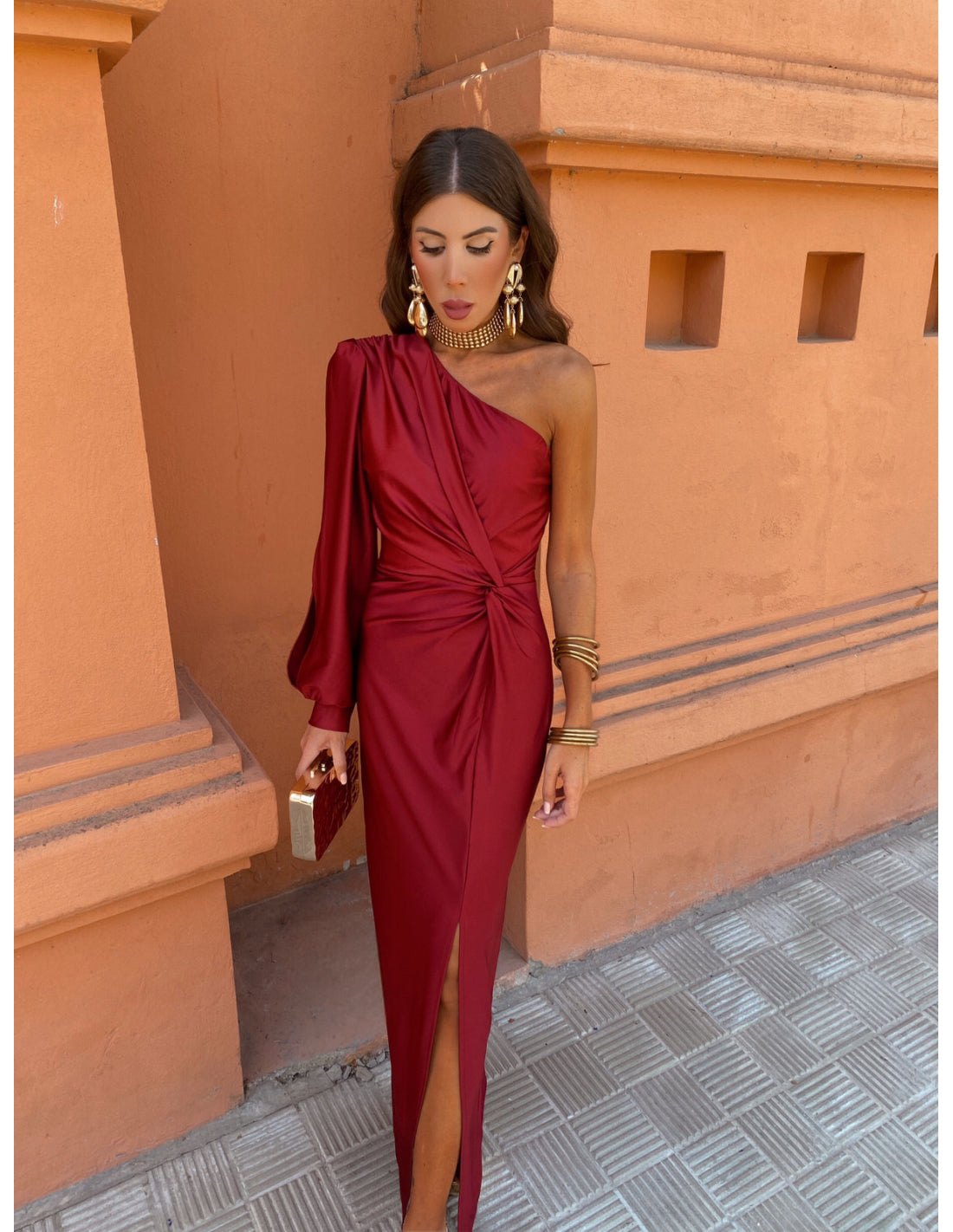 Leslie Women's Elegant Maxi Dress Formal