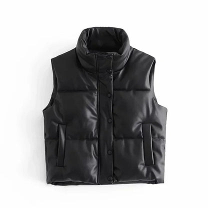 Vicki Women's Quilted Puffer Vest Jacket - Vonnera
