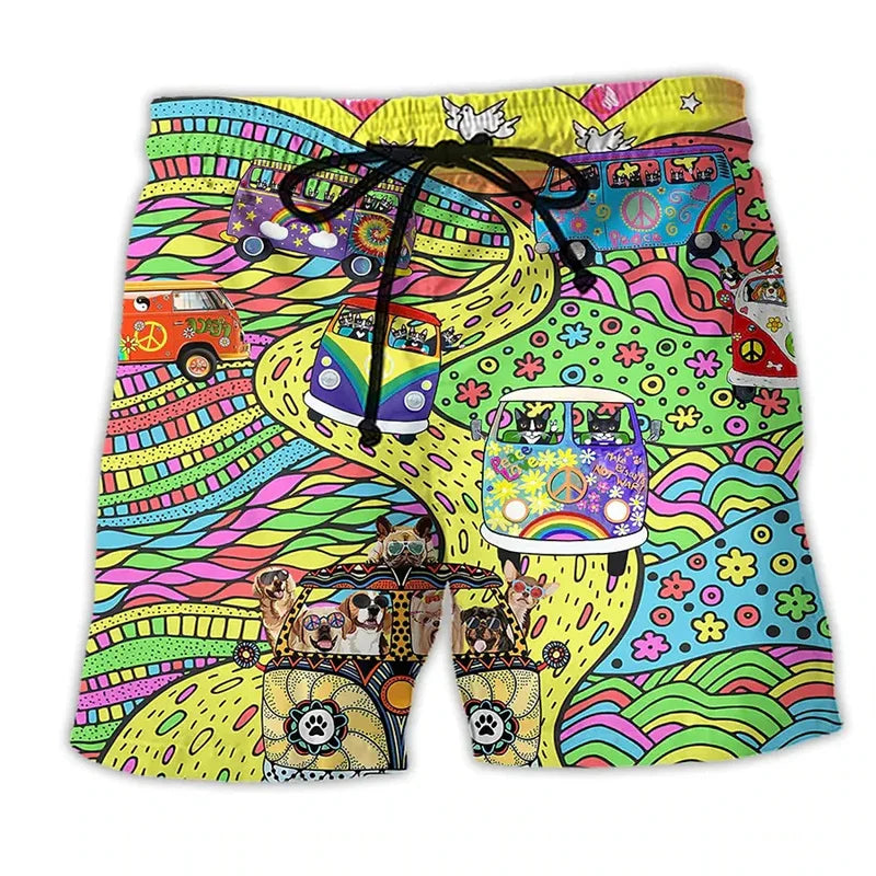 Image of Vince | Men's Printed Swim Trunks