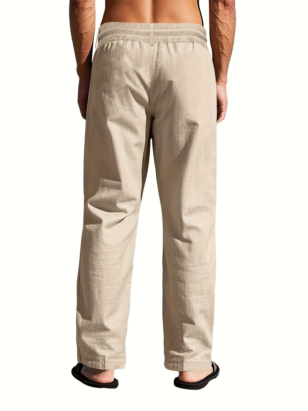 Image of Vincent | Men's Drawstring Relaxed Fit Chino Pants
