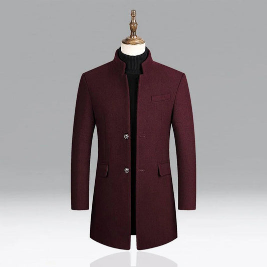 Men's Wool Classic Formal Coat - Vonnera