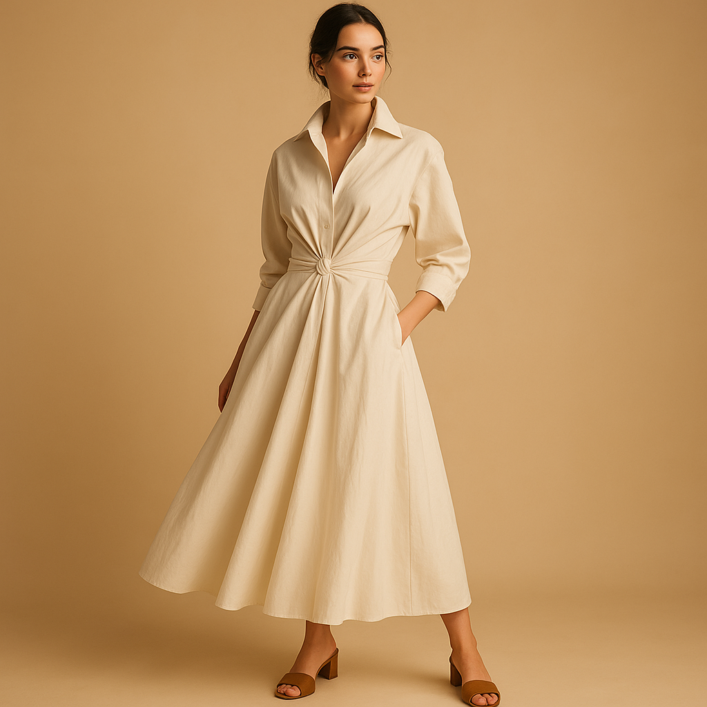 Women's A-Line Dress Vintage Style - Vonnera