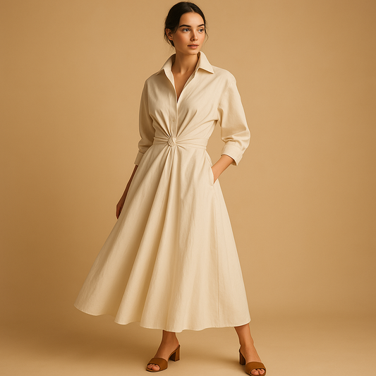 Women's A-Line Dress Vintage Style - Vonnera
