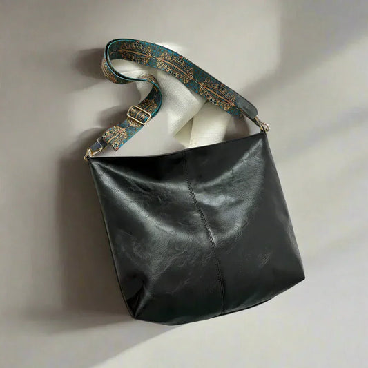 Women's Vintage Leather Shoulder Bag - Vonnera