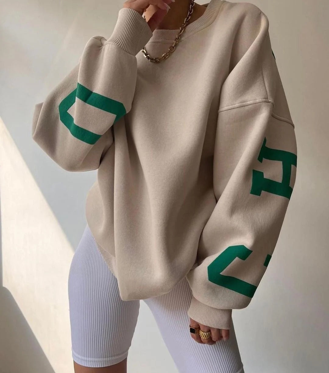 Image of Virginia | Women's Oversized Crew Neck Sweatshirt