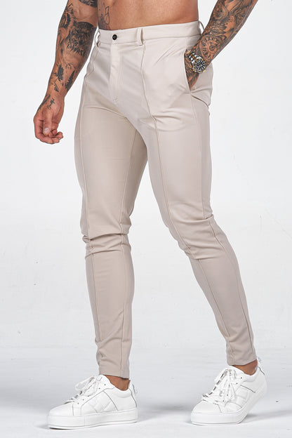 Men's Slim Fit Trousers Formal Black - Vonnera