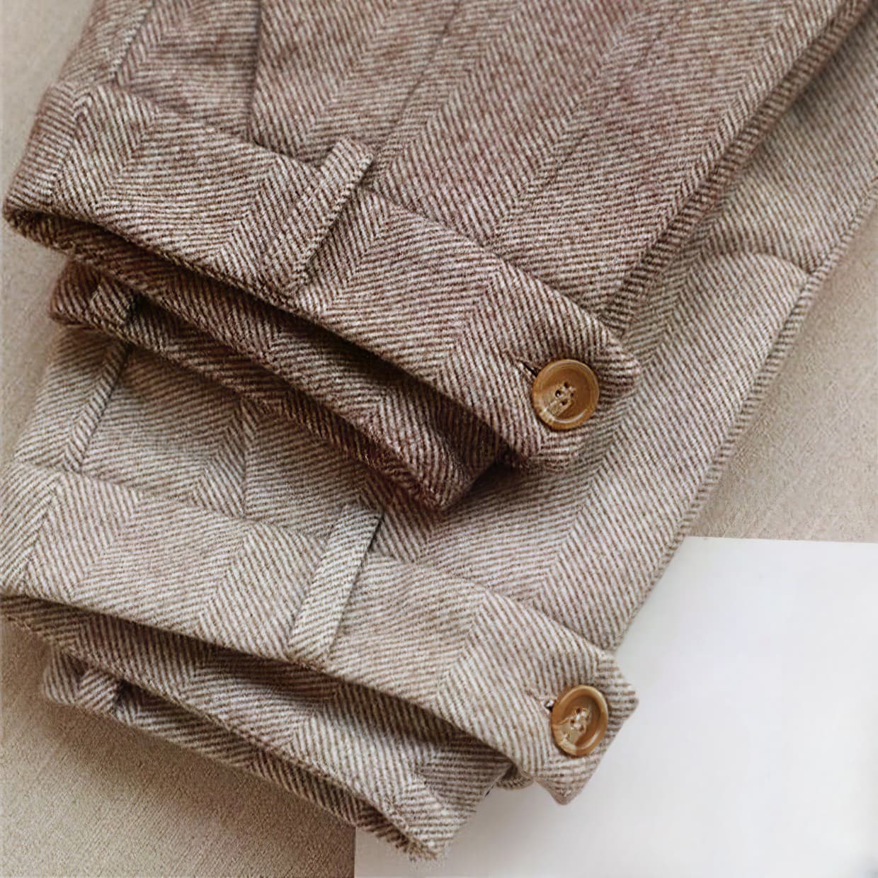Image of Wesley | Men's Herringbone Dress Pants