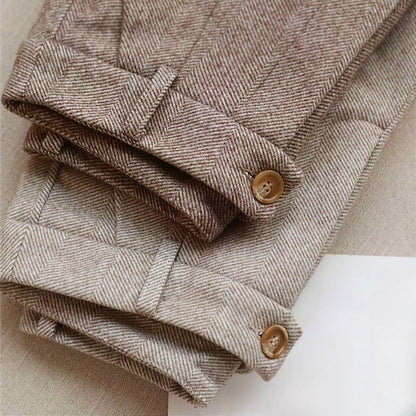 Image of Wesley | Men's Herringbone Dress Pants