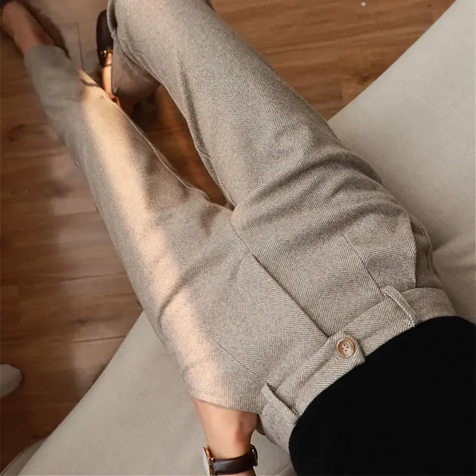 Image of Wesley | Men's Herringbone Dress Pants
