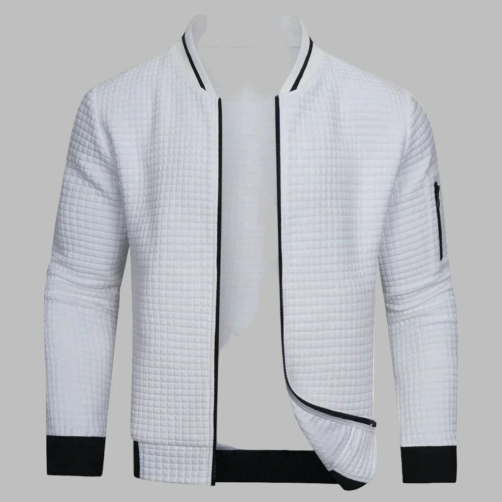 Men's Zip-Up Sweater Warm Comfortable