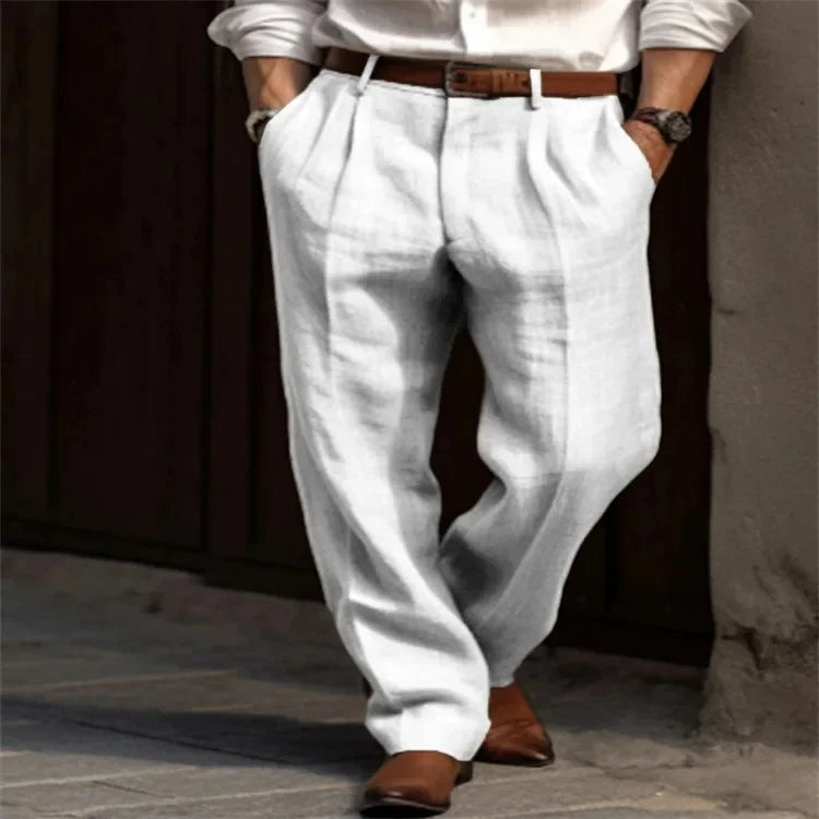 Men's Linen Pants - Vonnera