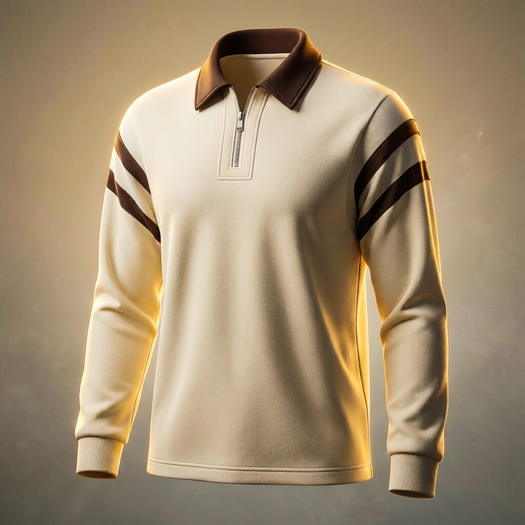 Brett Prestige Long Sleeve Polo