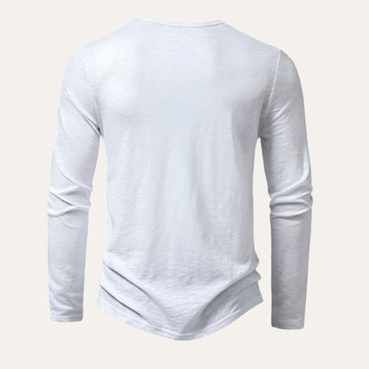 Men's Cotton Polo Shirt Long Sleeve