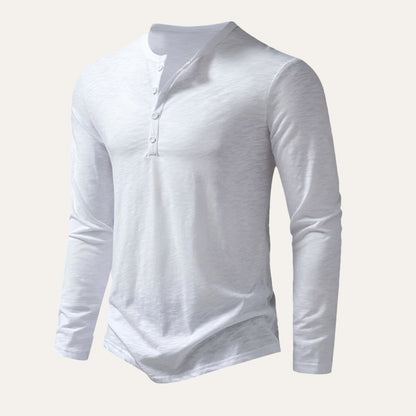 Men's Cotton Polo Shirt Long Sleeve