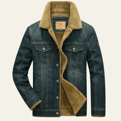 Men's Denim Button Down Jacket