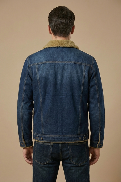 Men's Denim Button Down Jacket