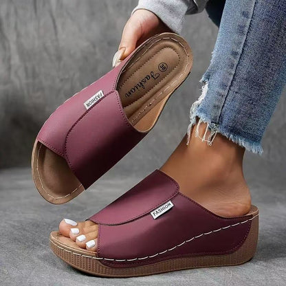 Image of Willow | Women's Slip-On Platform Sandals
