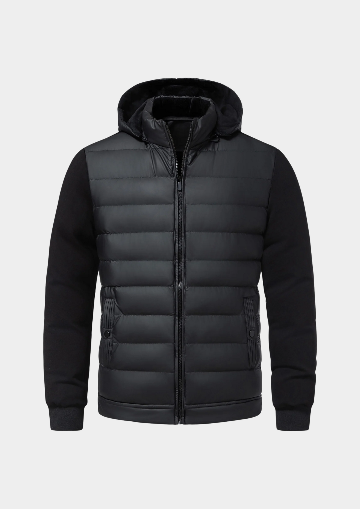 Wilson Men's Puffer Jacket Hooded Water Resistant - Vonnera