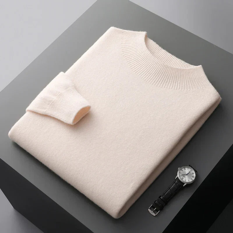Image of Wilson | Men's Mock Neck Knit Sweater