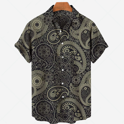 Men's Short-Sleeve Casual Shirt Printed Effortless Style