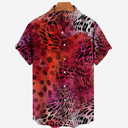 Men's Short-Sleeve Casual Shirt Printed Effortless Style