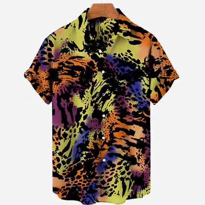 Men's Short-Sleeve Casual Shirt Printed Effortless Style