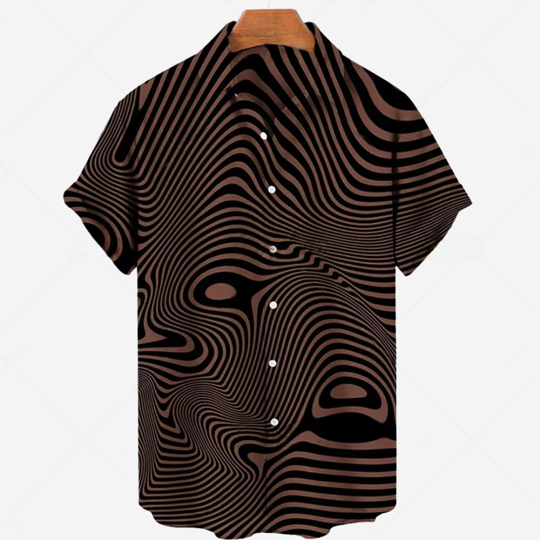 Men's Short-Sleeve Casual Shirt Printed Effortless Style