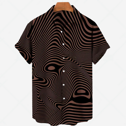 Men's Short-Sleeve Casual Shirt Printed Effortless Style