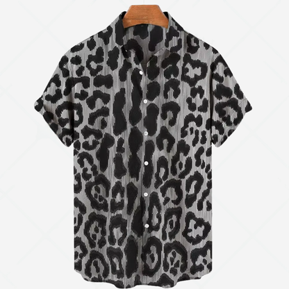 Men's Short Sleeve Printed Casual Shirt