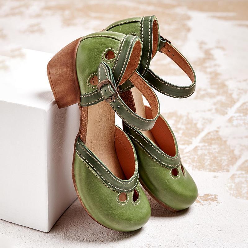 Image of Women's Ankle Strap Mary Jane Shoes