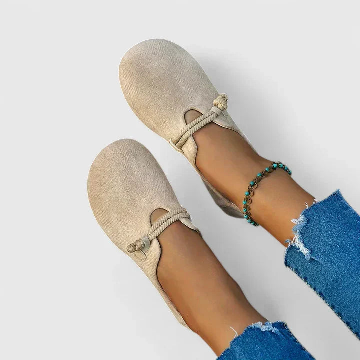 Image of Women's Knotted Ballet Slip-On Shoes