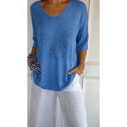 Image of Women's V-Neck Blouse
