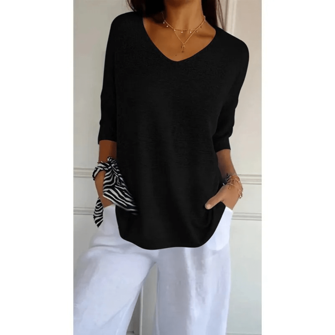 Image of Women's V-Neck Blouse